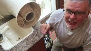 How to replace an RV toilet floor mount and seal [upl. by Gio]