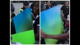 VIDEO of Monifah Shelton Getting arrested at Kenneka Jenkins protest For Being Disorderly [upl. by Sweatt825]