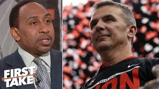 Urban Meyer is one of the greatest college football coaches ever  Stephen A  First Take [upl. by Leirbma]