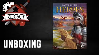 Cartographers Heroes Unboxing [upl. by Wieche]