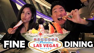 TOP OF THE WORLD Dining Experience in LAS VEGAS with NormaGeli [upl. by Rives]