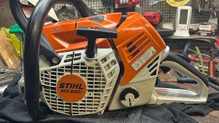 PORTED STIHL ms500iNEW CYLINDER FIRST CUTS 🤦🏼‍♂️ [upl. by Brandt]