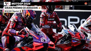 🏍️ MotoGP  LIVE Sprint GP Aragon 🇪🇸 [upl. by Nileak]