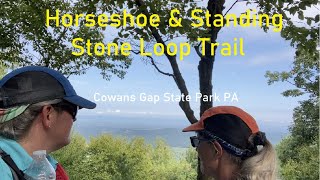 Horseshoe amp Standing Stone Loop Trail Cowans Gap State Park PA Hiking a VERY Steep Mountain [upl. by Ad600]