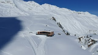 Winterwanderung amp Skidootransport zur Schönwieshütte in Obergurgl Hochgurgl [upl. by Godwin]