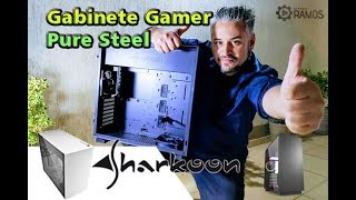 🖥 Gabinete Gamer Sharkoon Pure Steel Review PTBR 🚨 PC GAMER [upl. by Einnaffit281]