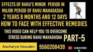 Rahu mahadasha part5 By Acharya Vasudev [upl. by Repotsirhc]