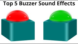 Top 5 Buzzer Sound Effects [upl. by Lorien341]