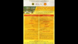 Shell Nigeria Postgraduate Research Internship 2025 [upl. by Amena]