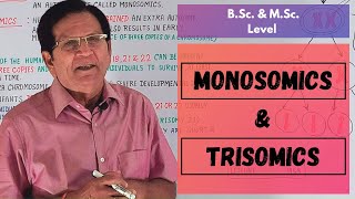 Nondisjunction of Autosomes Monosomics amp Trisomics  BSc amp MSc Level [upl. by Marquis326]