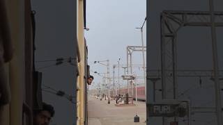 PuriSambalpur Intercity Express 18304 departure from Puri Terminal Train AnnouncementRailways [upl. by Welby]