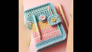 diy best crochet book cover and mine prus [upl. by Gean]