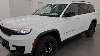 2023 JEEP GRAND CHEROKEE L ALTITUDE BRIGHT WHITE 4K WALKAROUND 14895Z [upl. by Piggy]