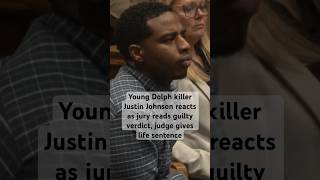 Young Dolph killer reacts as he is read a guilty verdict and life sentence shorts youngdolph [upl. by Rahel]