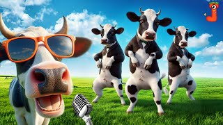 FUNNY COW DANCE FOR 12 MINUTES STRAIGHT  Cow Song amp Cow Videos 2024  Cow dance mix  dancing cow [upl. by Anaynek693]