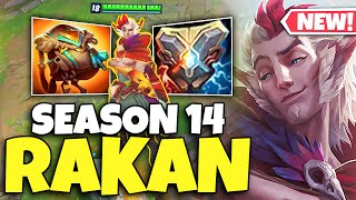 Rakan has an AMAZING new build in Season 14 [upl. by Darwen387]