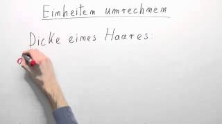 Umrechnen von Einheiten  Mathematik  Algebra und Arithmetik [upl. by Assen104]