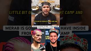 CEJUDO SAYS MERAB WILL WIN BASED ON INSIDE INFORMATION FROM SEANS GYM [upl. by Yelsnit]