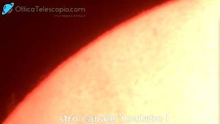 Il Sole come non lo avete mai visto osservato con un telescopio solare amatoriale di un Astrofilo [upl. by Nevar]