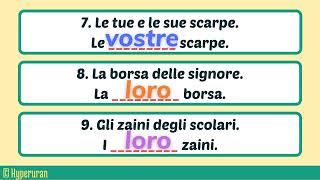 Italian how to improve for a language exam  Guided grammar exercises  Learn italian free lessons [upl. by Alset803]