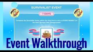 The Sims FreePlay  Survivalist Event Walkthrough [upl. by Rialb857]