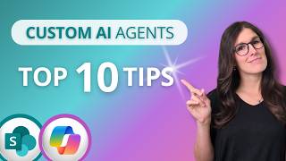 10 ADVANCED Tips  How to Create CUSTOM Agents in SharePoint amp Teams with Microsoft 365 Copilot [upl. by Slotnick]