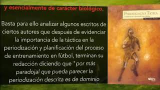 Periodización planificación y programación del entrenamiento en el fútbol [upl. by Pearse]