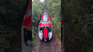 TFW Class 197 passing under the bridge in Llanrwst [upl. by Aneda]