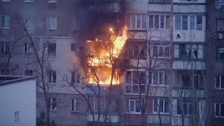 Russian Forces Pound Ukrainian City of Mariupol [upl. by Kcid]