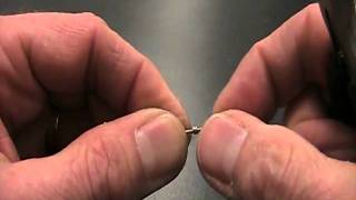 Crimping Pin onto a Wire [upl. by Aicercal]