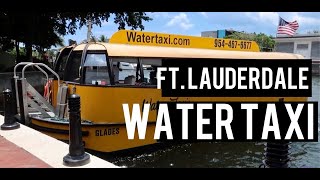 Ft Lauderdale WATER TAXI  Plan your OWN all day SIGHTSEEING [upl. by Kappel]