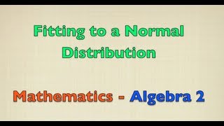 Normal Distribution [upl. by Crean]