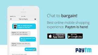 Chat to bargain on Paytm [upl. by Trbor]