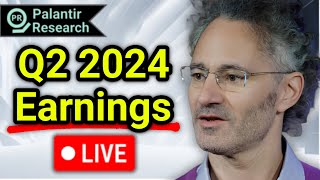 LIVE Q22024 Palantir Earnings Are Out Now  PLTR Stock [upl. by Rosanne]