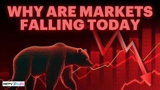 Stock Market Crash Today Why Are Markets Falling Today I Nifty Sensex News [upl. by Htaeh]