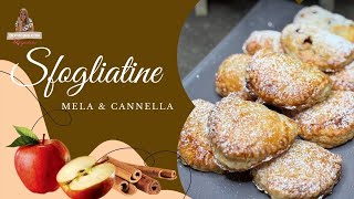 SFOGLIATINE MELE E CANNELLA torta ricette [upl. by Morehouse22]