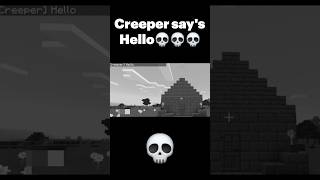 Creeper Said Hello💀💀💀 game minecraftliveenglish minecraftgameplay gaming minecraft english [upl. by Itraa]