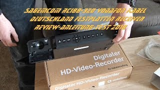 Sagemcom RCI88320 Vodafon Kabel Deutschland Festplatten Receiver ReviewAnleitungTest 2018 [upl. by Middle]