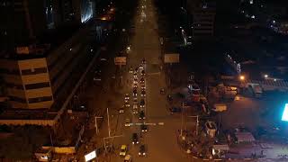 Yaoundé by Drone at Night postcentral [upl. by Gherlein25]