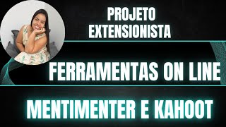 Projeto extensionista Ferramentas online mentimenter e kahoot Unimar [upl. by Apple]