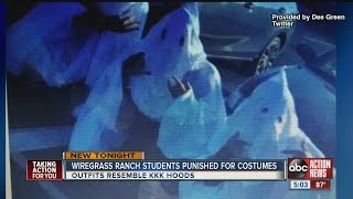 Students in trouble after wearing KKK costumes to school [upl. by Lyndy558]