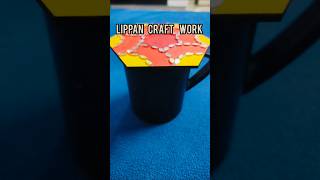 Lippan craft work ideas craftwork durgafacedrawing diy [upl. by Shelah]