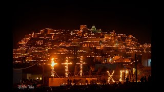 Greek Orthodox Easter Good Friday in Santorini [upl. by Sexela]