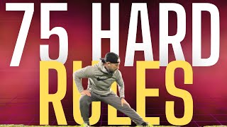 75 Hard Rules  An Overview of the 75 Hard Challenge Rules [upl. by Ferneau]