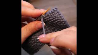 👆 How to Elastically cast off stitches knitting вязание knit örgü лайфхак вязания [upl. by Hsivat]