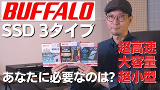 オーディオ  TV録画  動画編集・・・バリエーション豊富なバッファローの外付けSSDを試す。 [upl. by Dasteel]