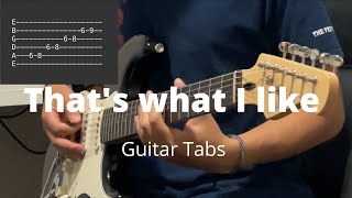 Thats what I Like by Bruno Mars  Guitar Tabs [upl. by Trainor]