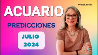 ACUARIO PREDICCIONES JULIO 2024 [upl. by Annovy56]