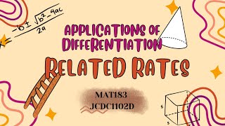 Application of Differentiation  Related Rates [upl. by Akerdal]