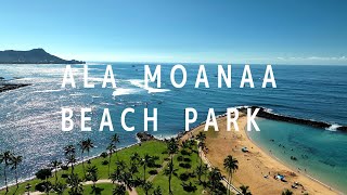 【HAWAII DRONE TOUR】ALA MOANA BEACH PARK編 [upl. by Siduhey850]